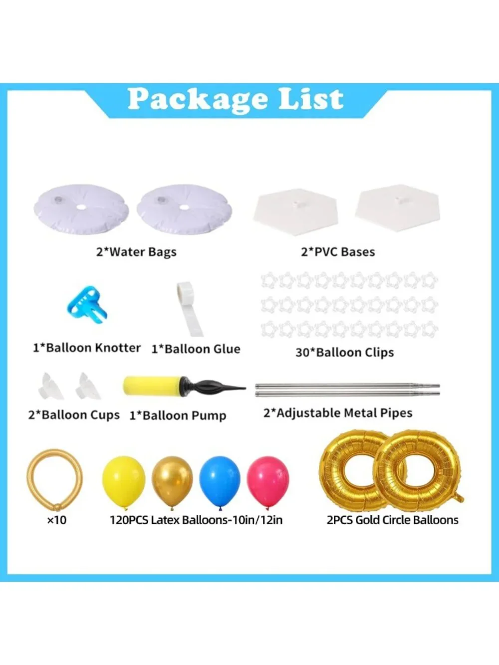 Cartoon Hedgehog Balloon Column Kit - 2 Sets, 130PCS Colorful Balloons for